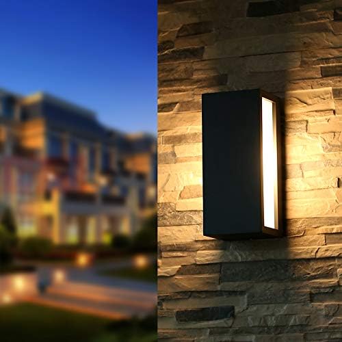 HLFVLITE Outdoor Wall Light – Waterproof Aluminum Exterior Sconce