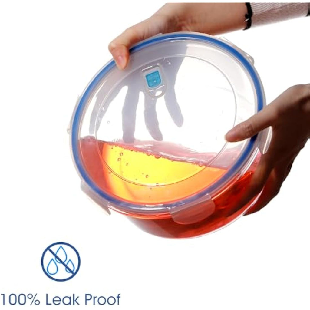 NUTRIUPS 2.8L Large Airtight Glass Food Storage Container | Tempered Glass