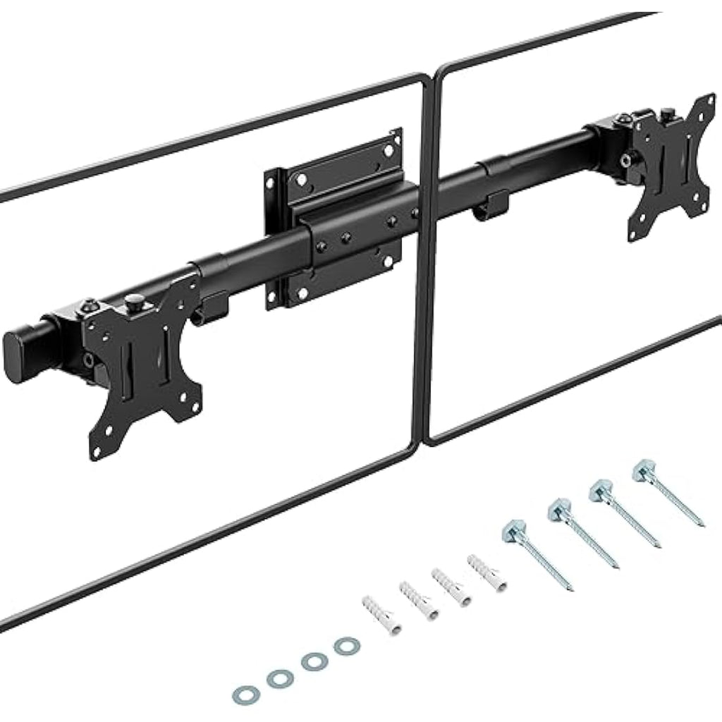 Dual Monitor Wall Mount – VESA Adapter for 13-27" Displays
