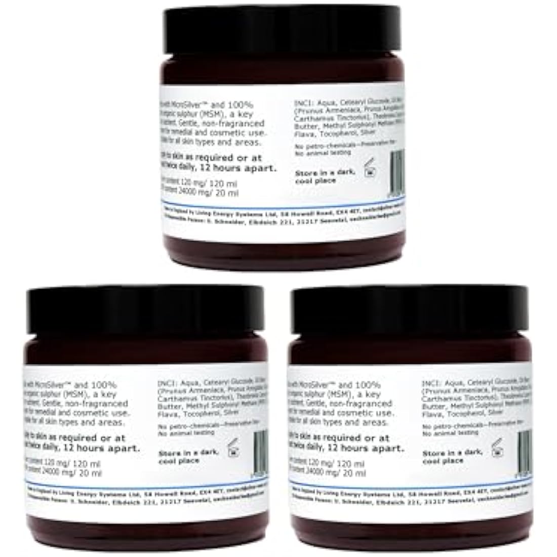 Silver-MSM Cream by Argentum Plus – Natural Anti-Microbial Skin Care