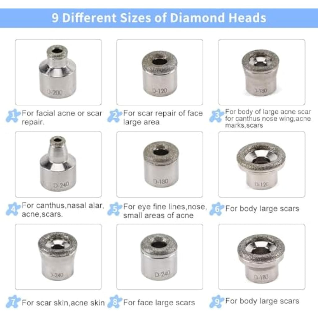 Jolof Store 3-in-1 Diamond Microdermabrasion Machine - Professional Home Spa