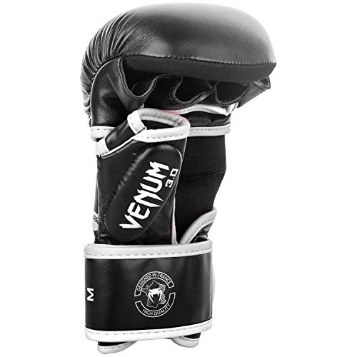 Venum Challenger 3.0 Sparring Gloves – Synthetic Leather, Black/White