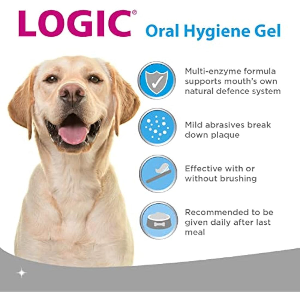 Logic Enzymatic Oral Hygiene Gel – Pet Toothpaste for Dogs & Cats