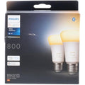 Philips Hue White Ambiance E27 Smart LED Bulb - 800 Lumen (2 Pack)