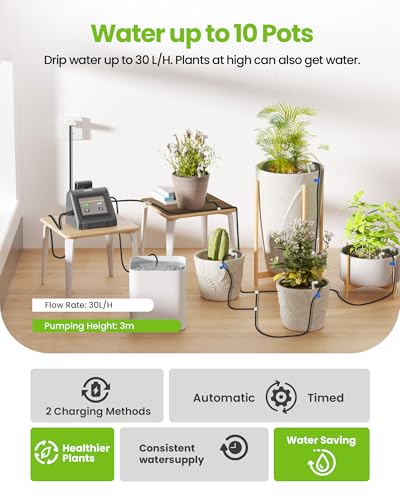 RAINPOINT WiFi Automatic Watering System – Smart Drip Irrigation Kit for Plants
