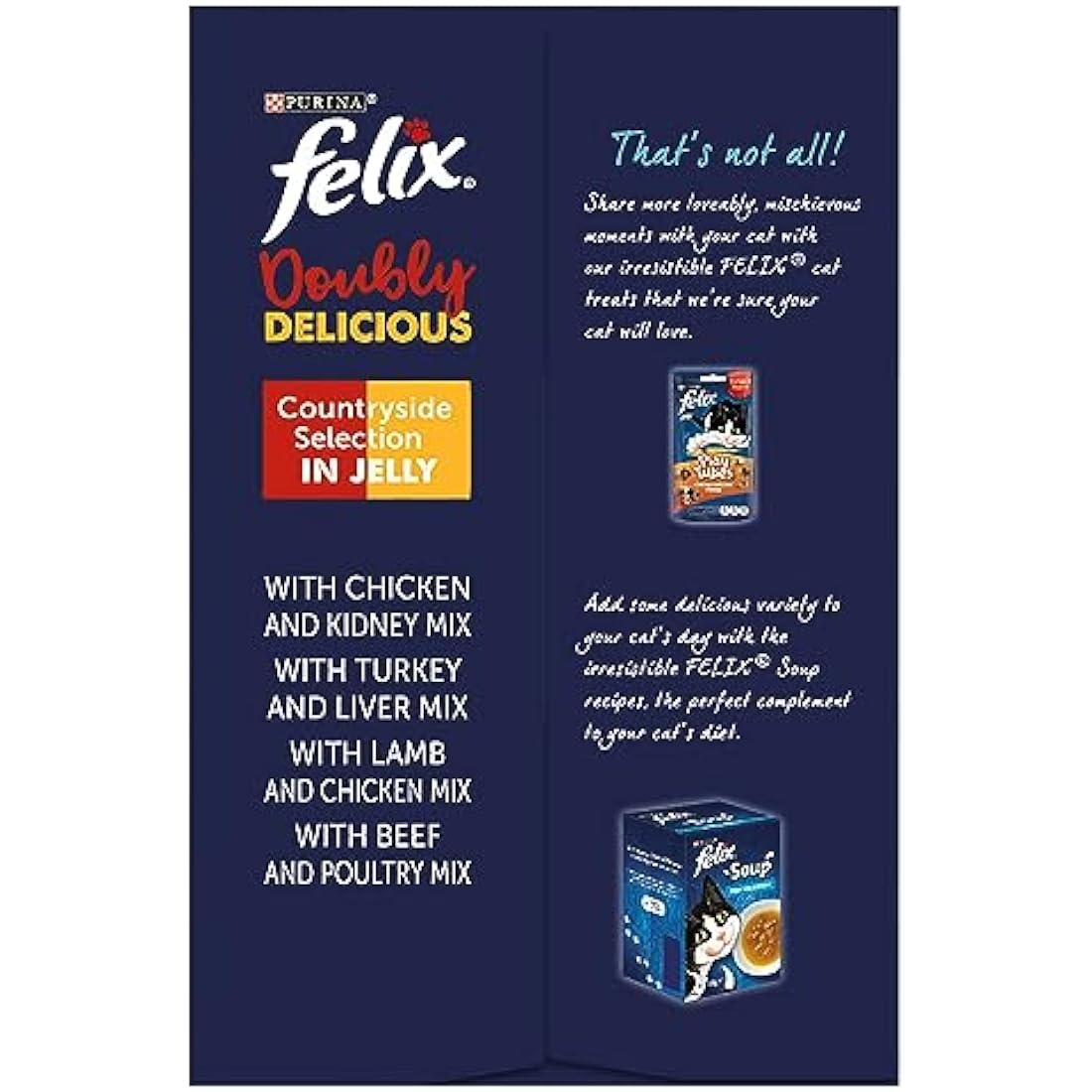 Felix Senior Wet Cat Food – Doubly Delicious Meat in Jelly 12x100g