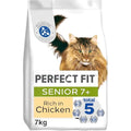 Perfect Fit Senior 7+ Dry Cat Food - Rich in Chicken - 7kg Bag