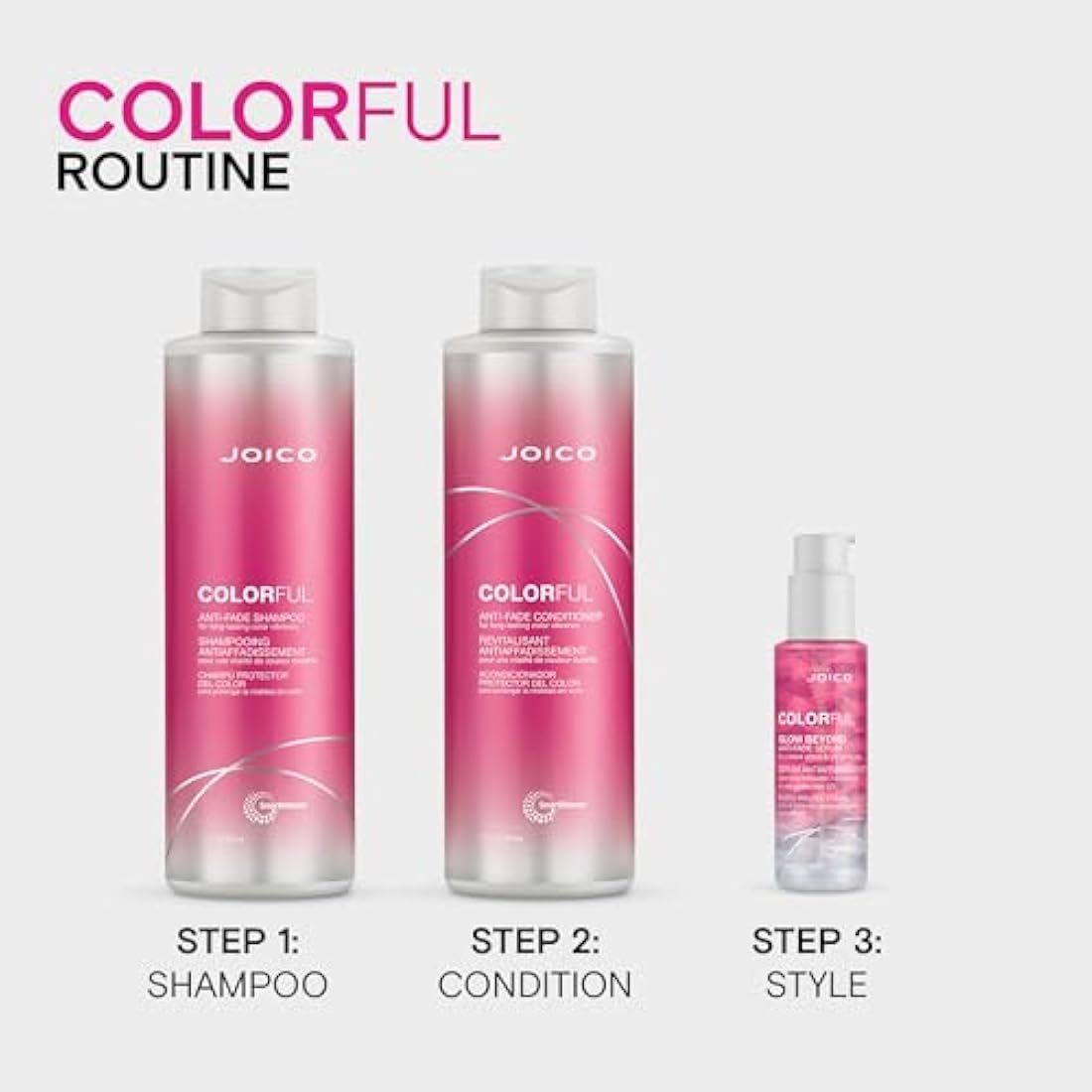 Joico Colorful Anti-Fade Conditioner | Sulfate-Free for Color-Treated Hair 1L