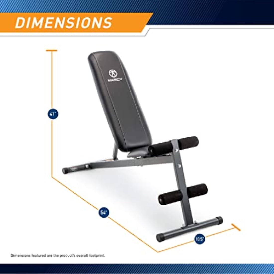 Marcy SB-261 Adjustable Weight Bench – Incline Decline Home Gym