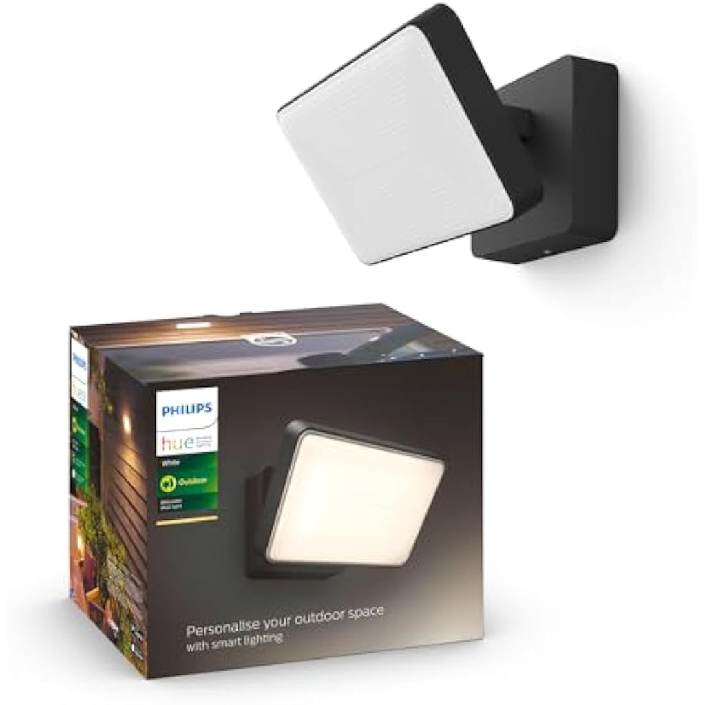 Philips Hue Welcome Outdoor Smart Flood Light – White Security Lighting