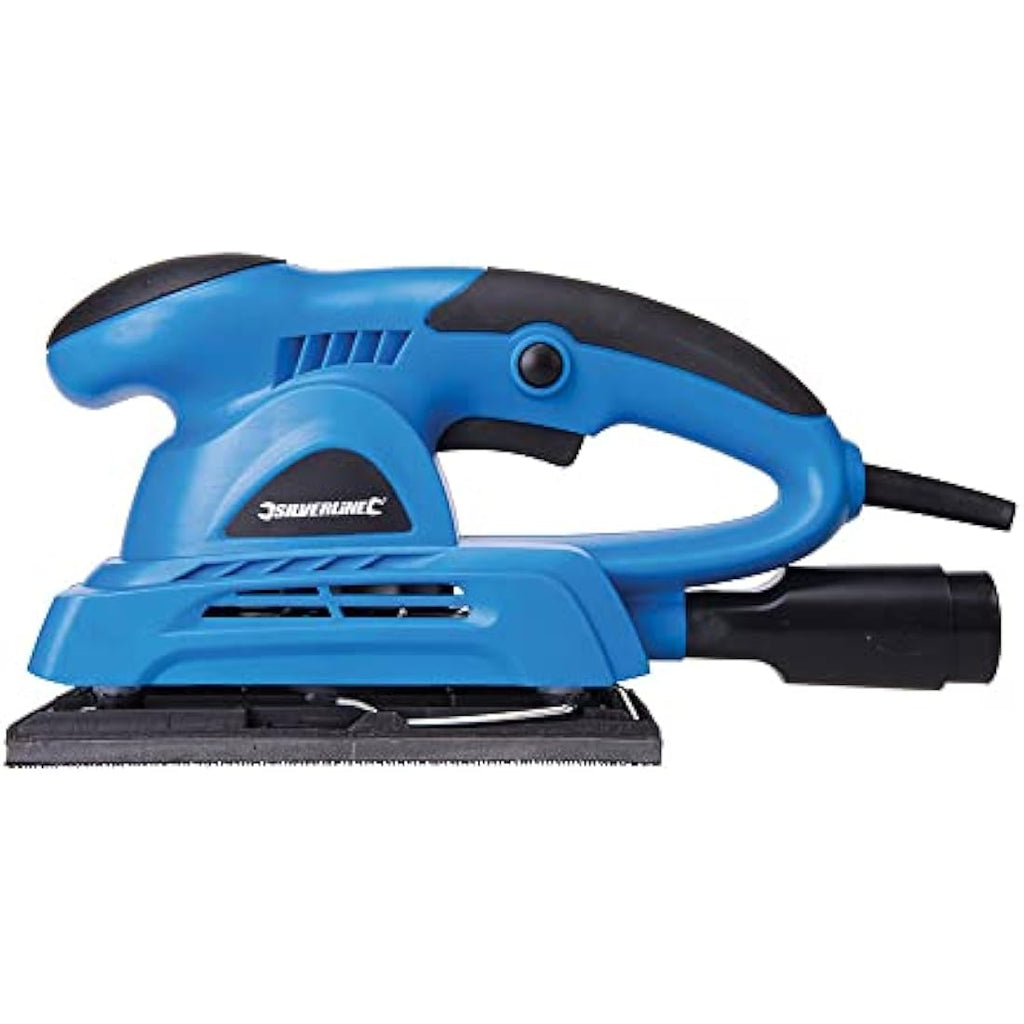 Silverline 264125 1/3 Sheet Sander with Dust Extraction - 135W Power Tool