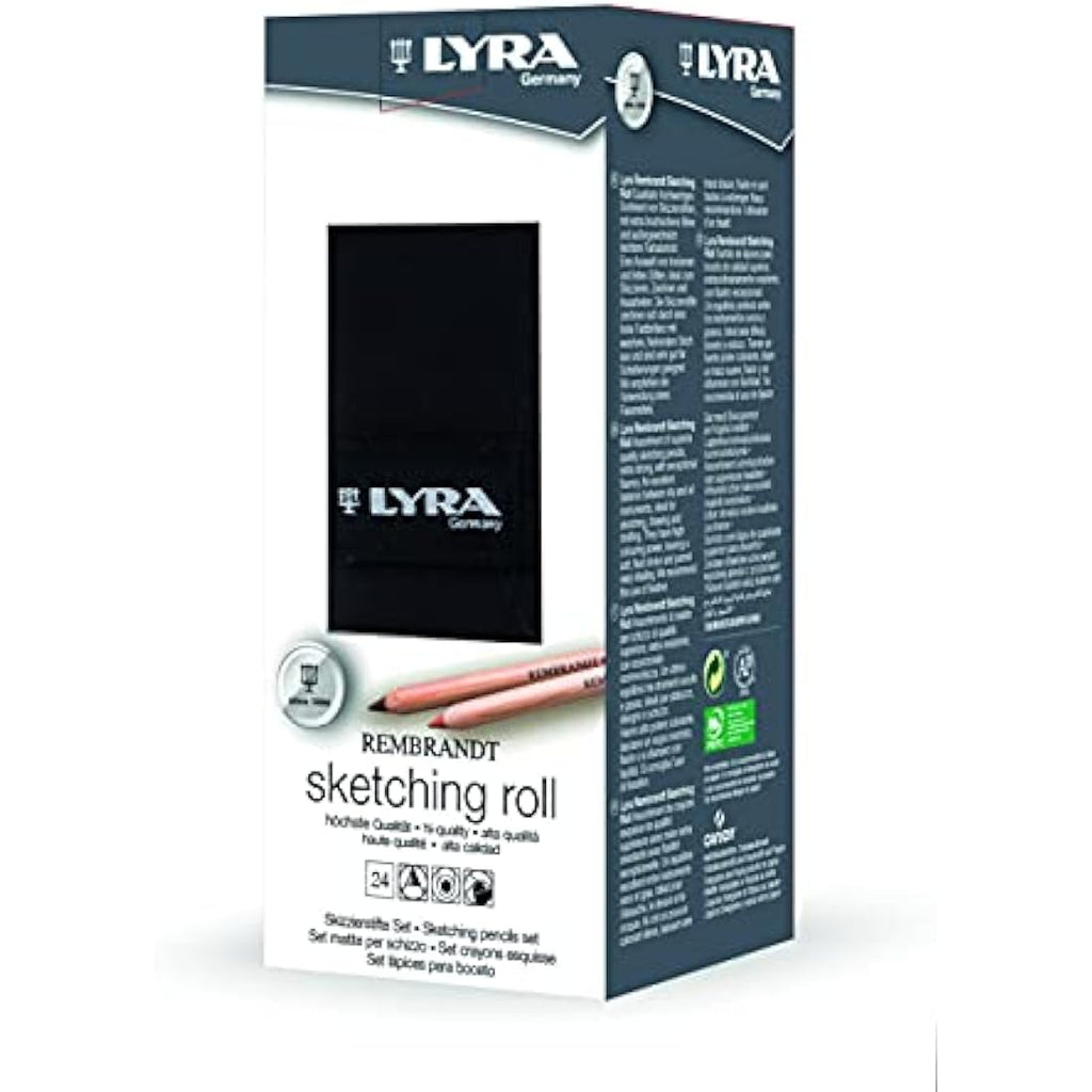 LYRA Rembrandt Art Specials Sketching Set - 24 Piece Monochrome Pencils