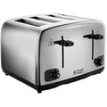 Russell Hobbs 4 Slice Toaster | Stainless Steel Wide Slot 1700W