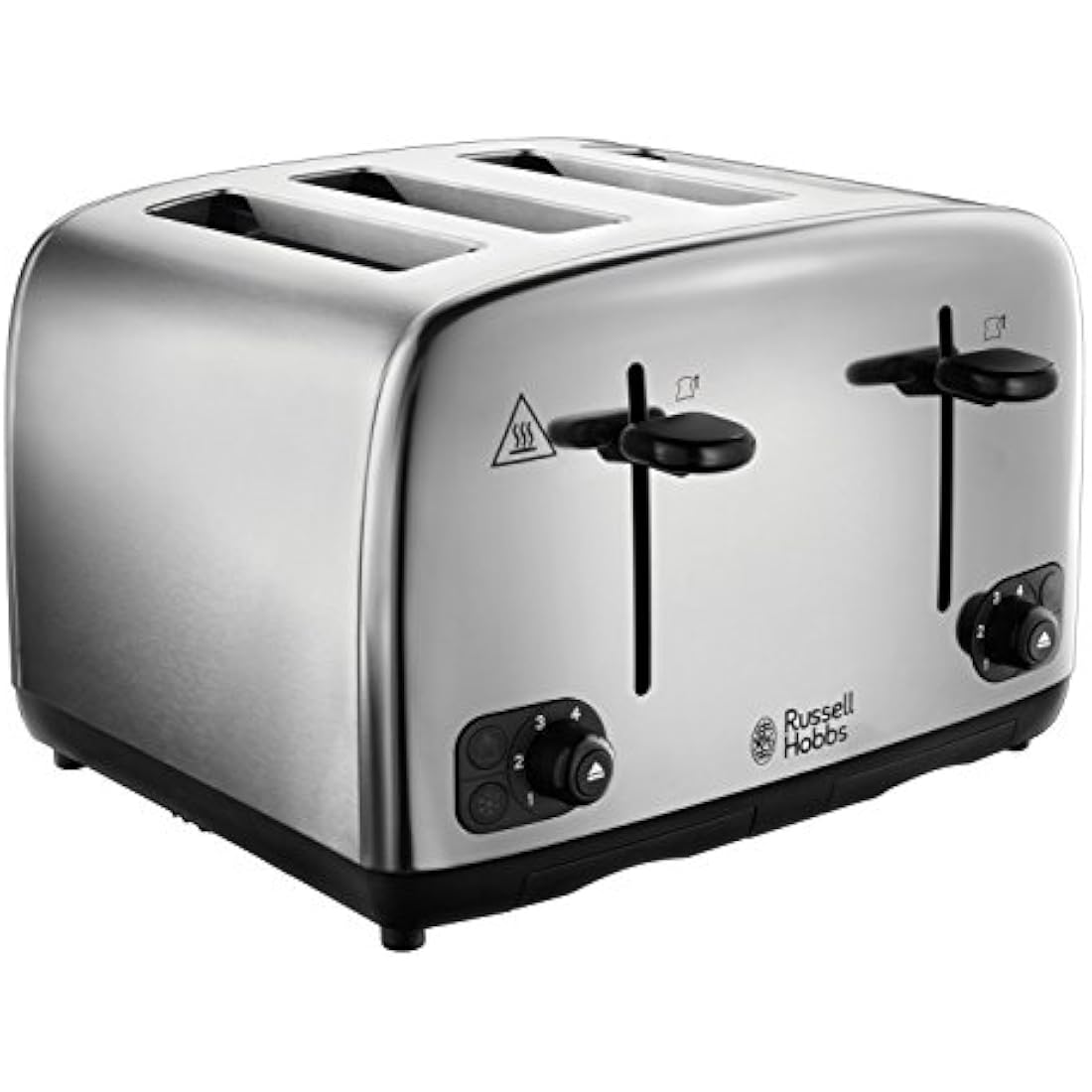 Russell Hobbs 4 Slice Toaster | Stainless Steel Wide Slot 1700W