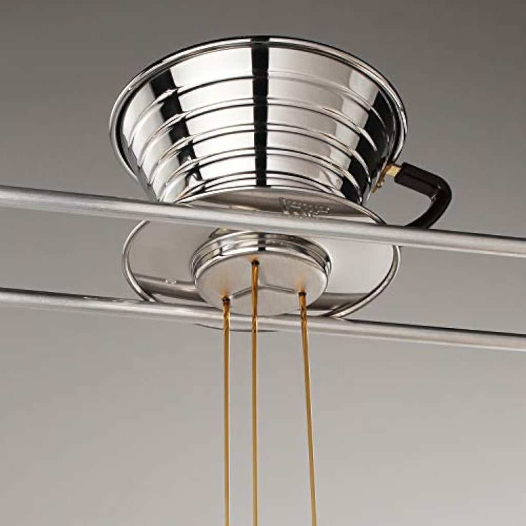 Kalita Wave 185 Pour Over Coffee Dripper – Polished Stainless Steel