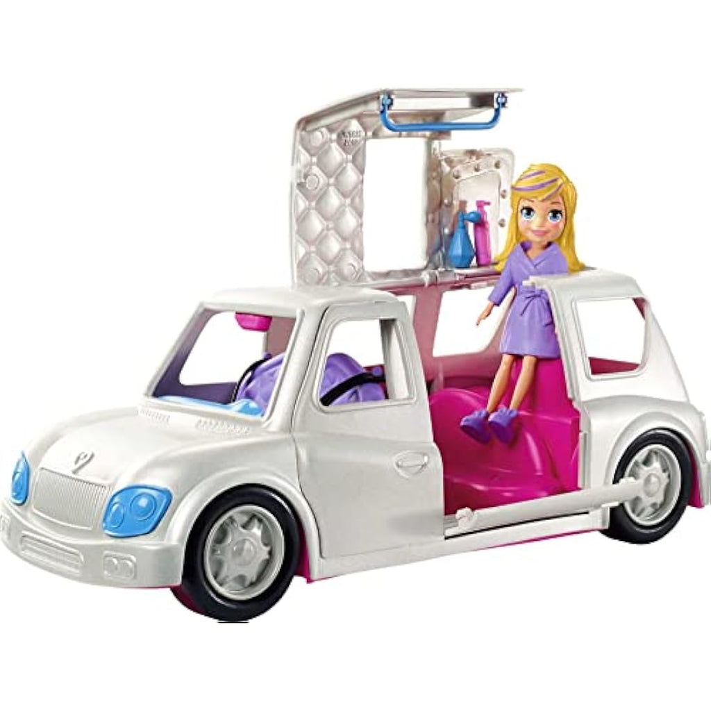 Polly Pocket My Fashion Limousine Playset with 3-Inch Doll & Accessories