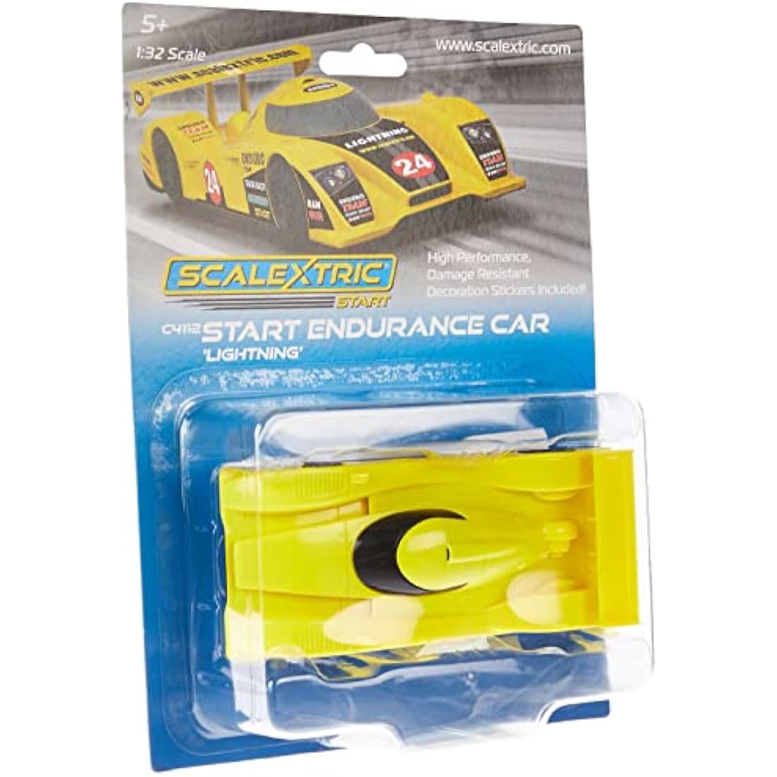 Scalextric Start Endurance Car – Super Resistant Slot Car for Kids