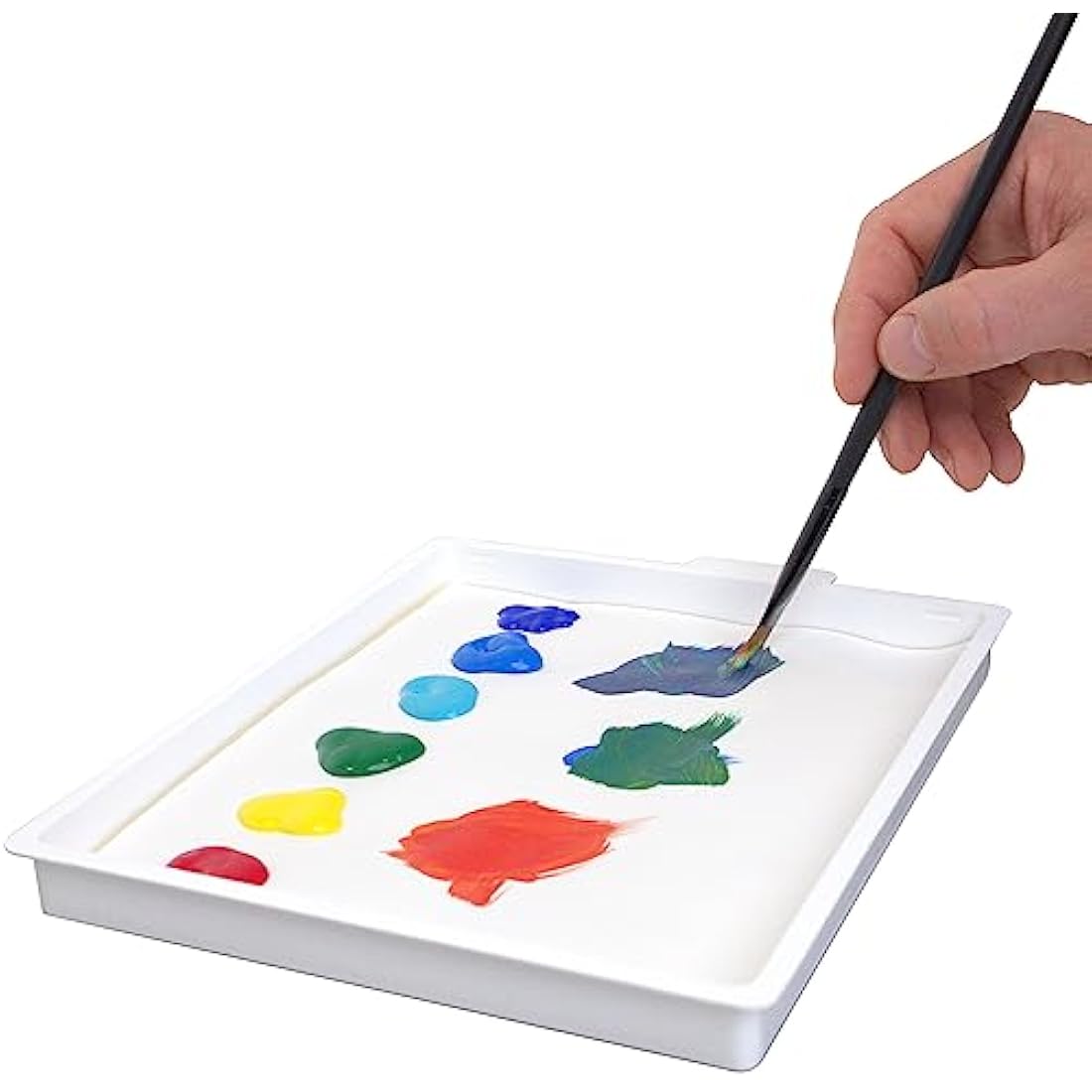 Masterson Sta-Wet Handy Palette - Airtight Paint Storage, 8.5x7 Inches
