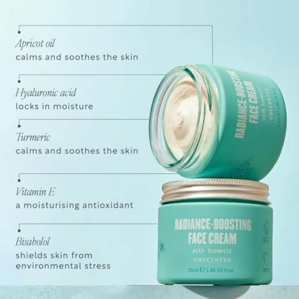 Lucy Bee Organic Radiance Face Cream | Sensitive Skin Moisturiser | 55ml