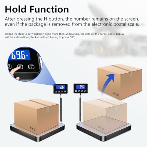 Letron Postal Scale | 440lbs High Precision Digital Shipping Scale