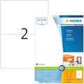 HERMA A4 Shipping Labels | 210x148mm White Adhesive Parcel Stickers | 400pk