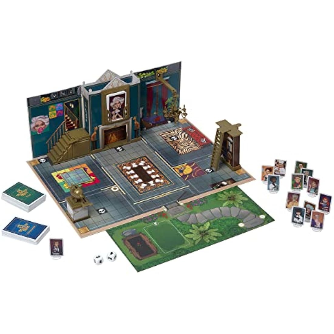 Ideal 13 Dead End Murder Mystery Mansion Board Game - 2-6 Players