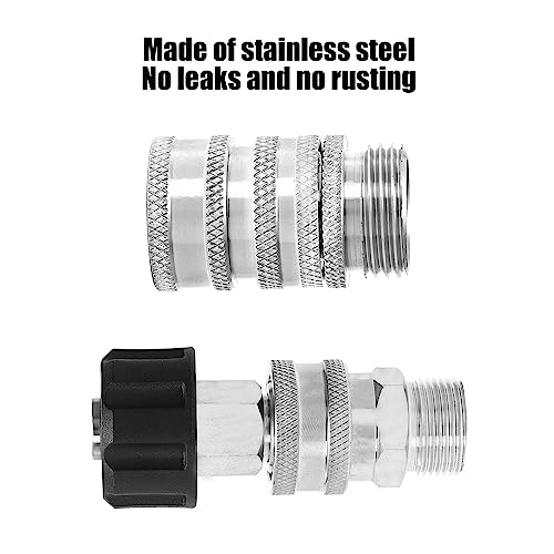 M MINGLE Pressure Washer Adapter Set | Stainless Steel Quick Connect, 8-Pack