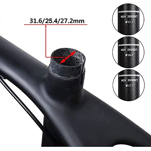 ROADNADO Carbon Fiber Bicycle Seatpost – Matte Adjustable MTB Road Bike