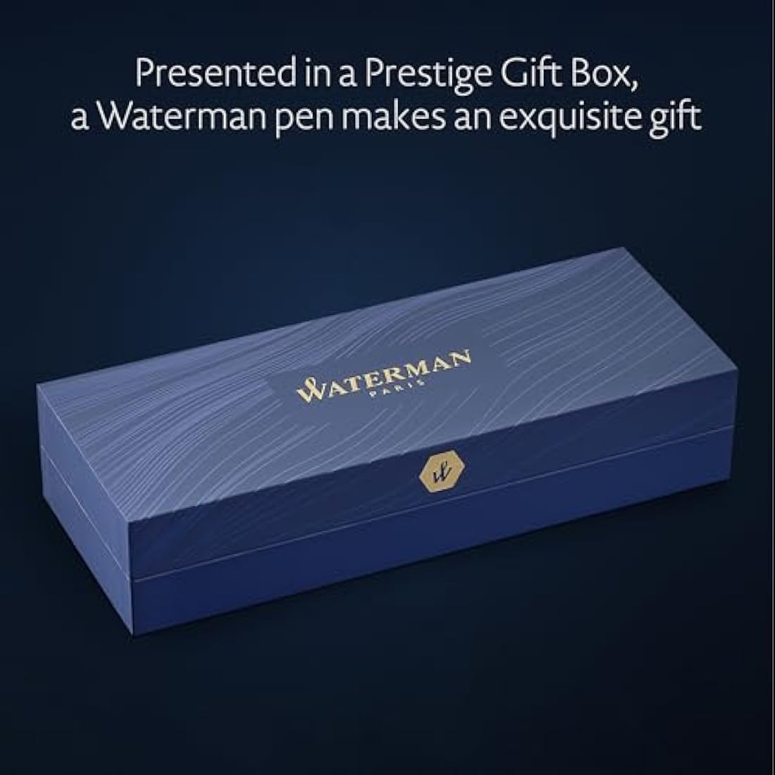 Waterman Hémisphère Fountain Pen | Lava Black Fine Nib | Gift Box