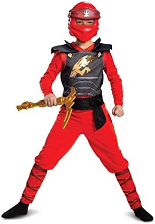 LEGO Ninjago Red Kai Costume – Official Kids Unisex Halloween Outfit