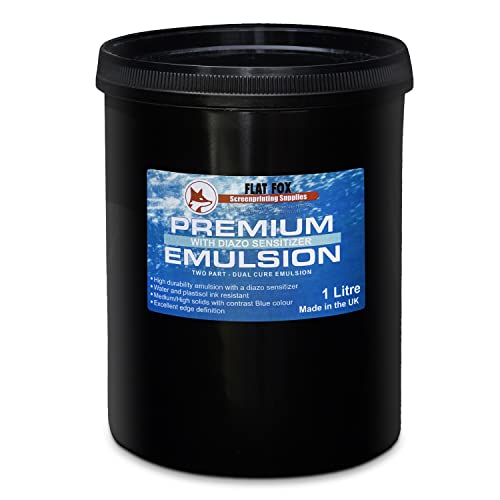 Flat Fox Screen Printing Photo Emulsion & Diazo Sensitizer - 1 Litre