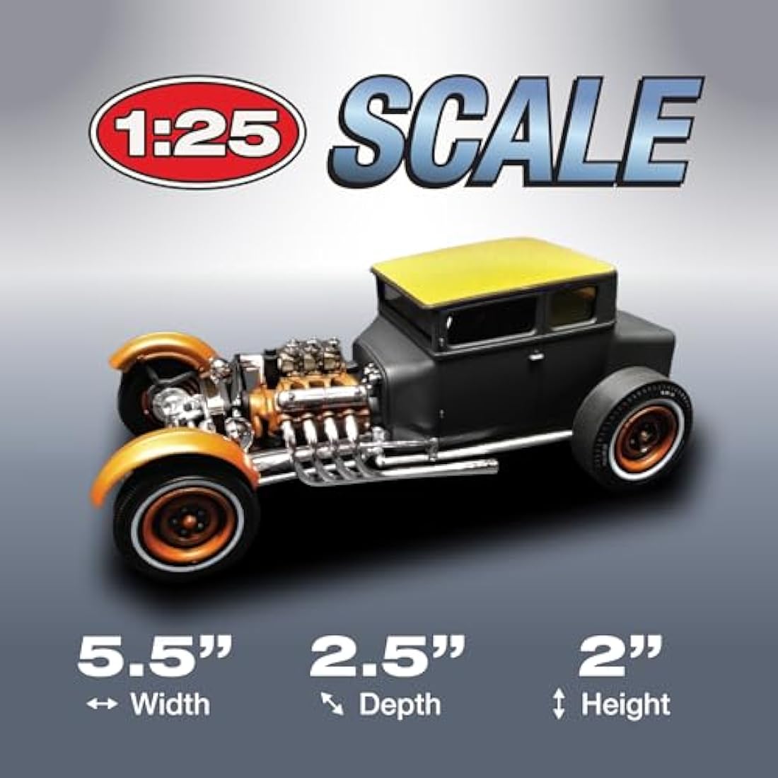 AMT Ertl 1925 Ford T Chopped Top 1:25 Scale Model Vintage Car Kit
