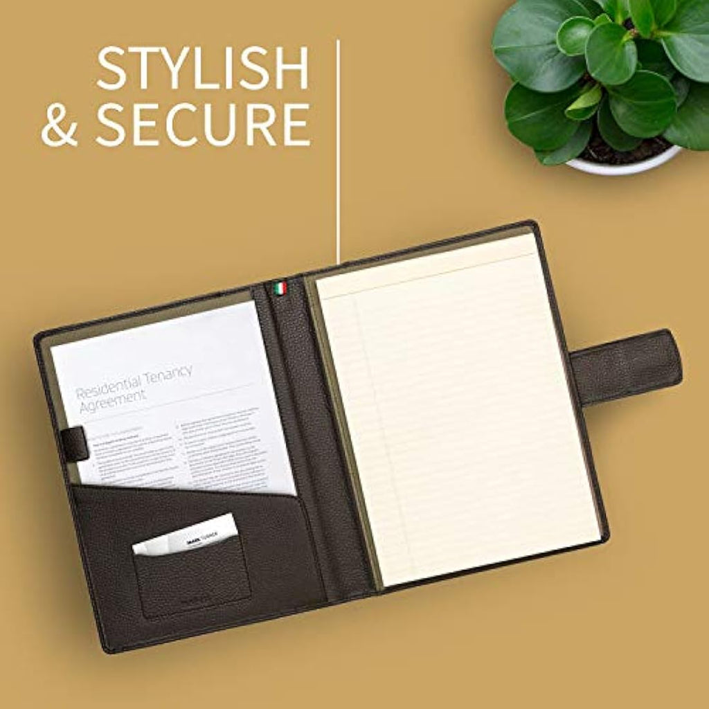 Full Grain Leather Document Holder – Handmade Portfolio