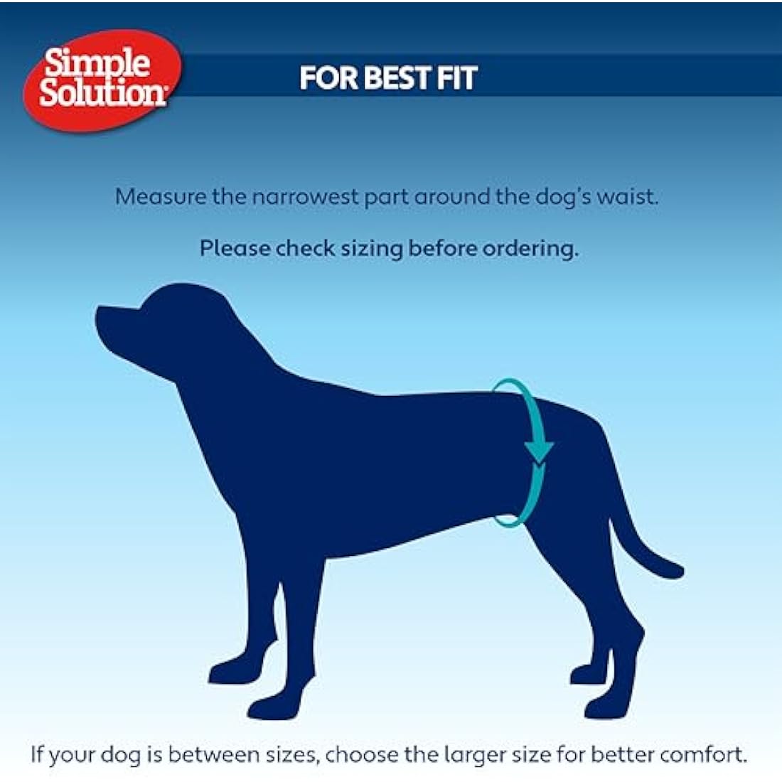 Simple Solution Disposable Female Dog Diapers | Leak-Proof 12-Pack