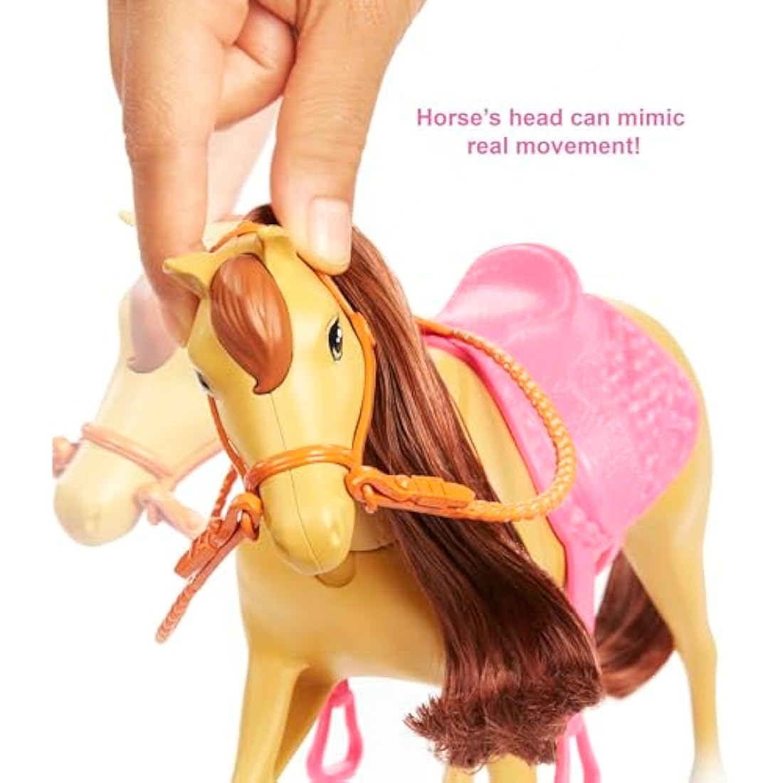 Barbie Hugs 'n Horses Playset with 2 Dolls, 2 Horses and 15+ Accessories