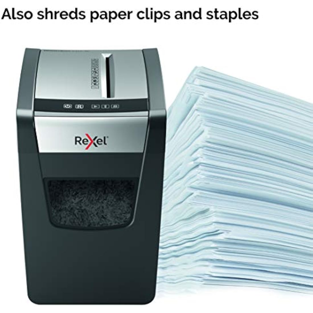 Rexel Momentum X410-SL Slimline Cross Cut Paper Shredder | 23L Bin