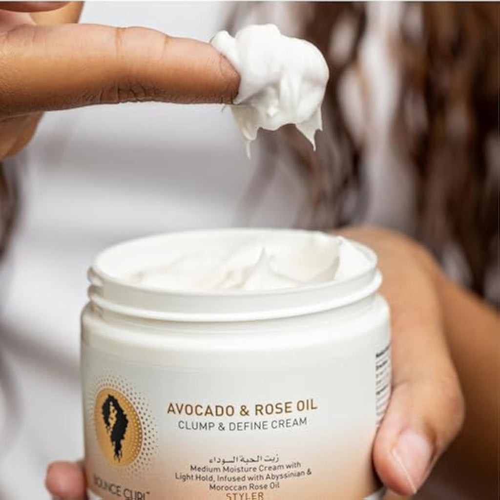 Bounce Curl Avocado & Rose Oil Clump & Define Cream - 6oz Leave-In