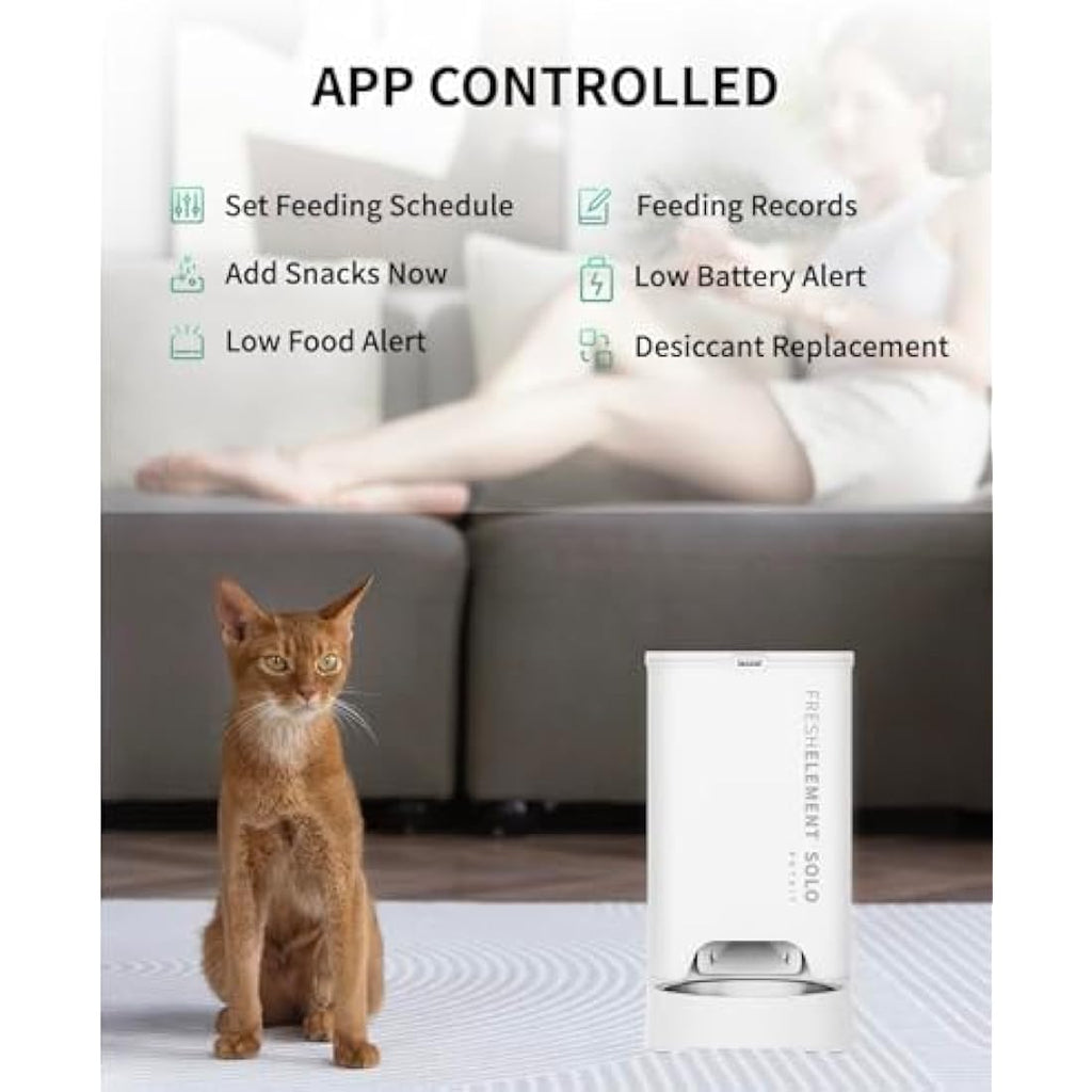 PETKIT Automatic Cat Feeder | 3L Smart WiFi App Control & Stainless Steel