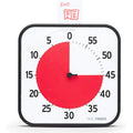 Time Timer Visual Countdown Clock | 60-Minute ADHD Learning Tool, White