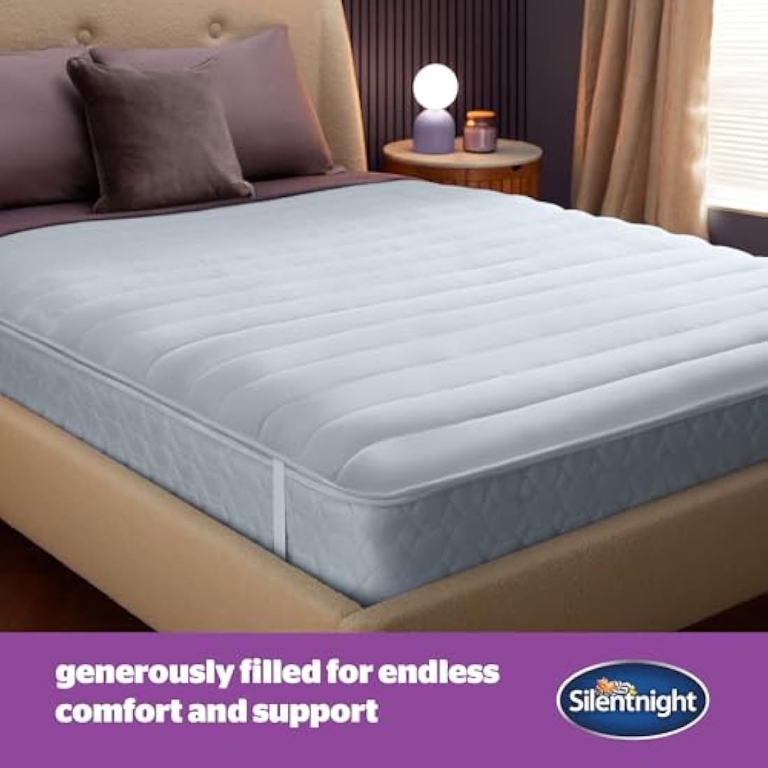 Silentnight Deep Sleep Mattress Topper – Single Hypoallergenic Bed Topper