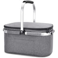 Insulated Picnic Basket | Foldable Leakproof Cooler Bag