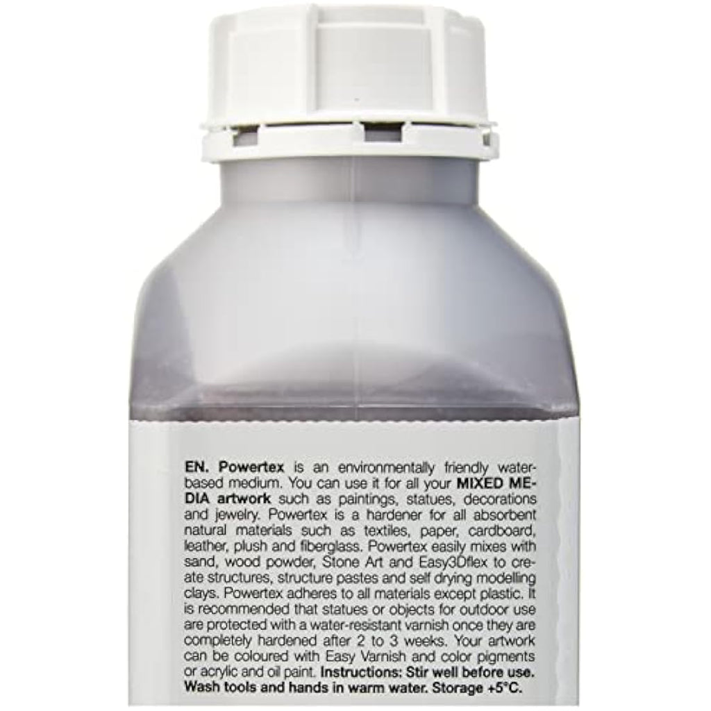 Powertex Fabric Hardener & Textile Stiffener - Bronze, 1000g Bottle