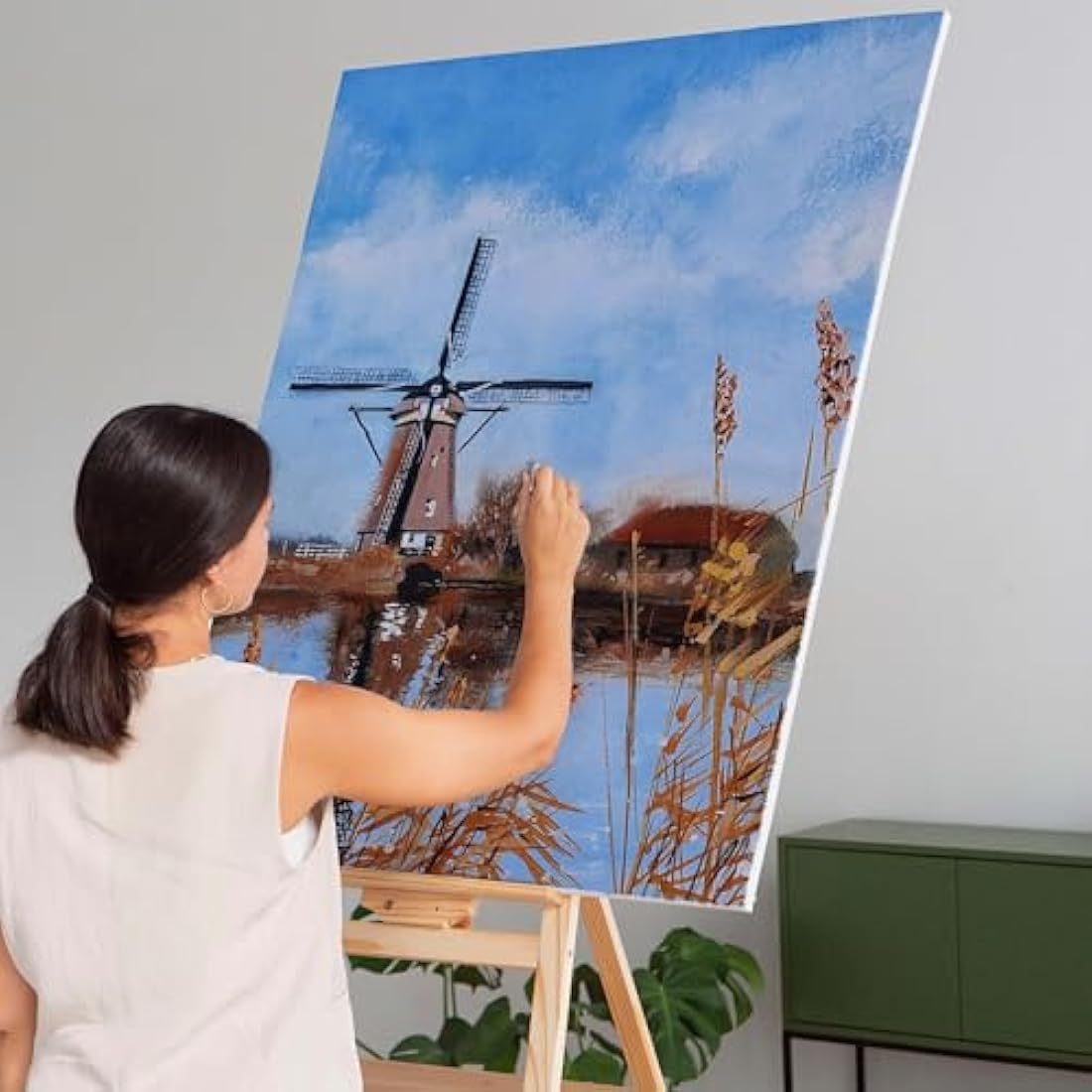 Elan 90x120cm Stretched Canvases | 3-Pack Triple Primed 100% Cotton