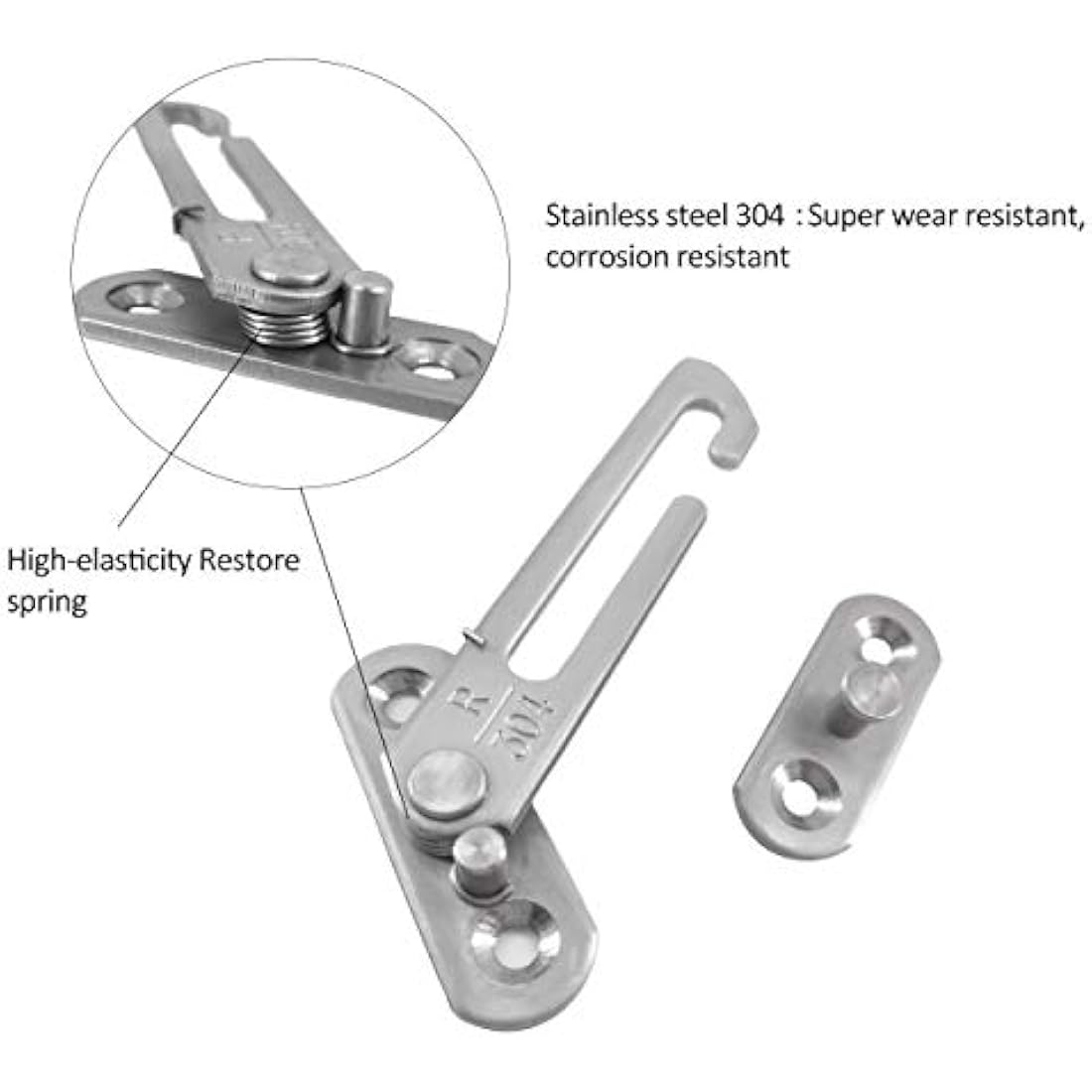 Window Restrictor Locks | 304 Stainless Steel Child Safety