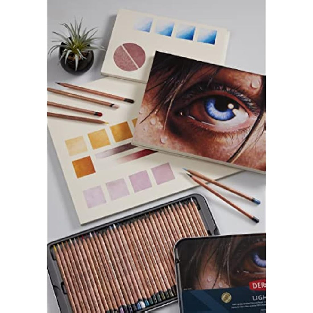 Derwent Lightfast Paper Pad | 9x12 Inch 300gsm Hot Press Cotton Paper