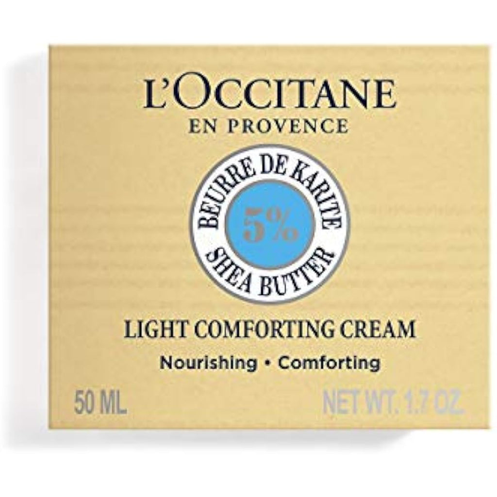 L'OCCITANE Shea Light Comforting Face Cream - 50ml Vegan Moisturizer