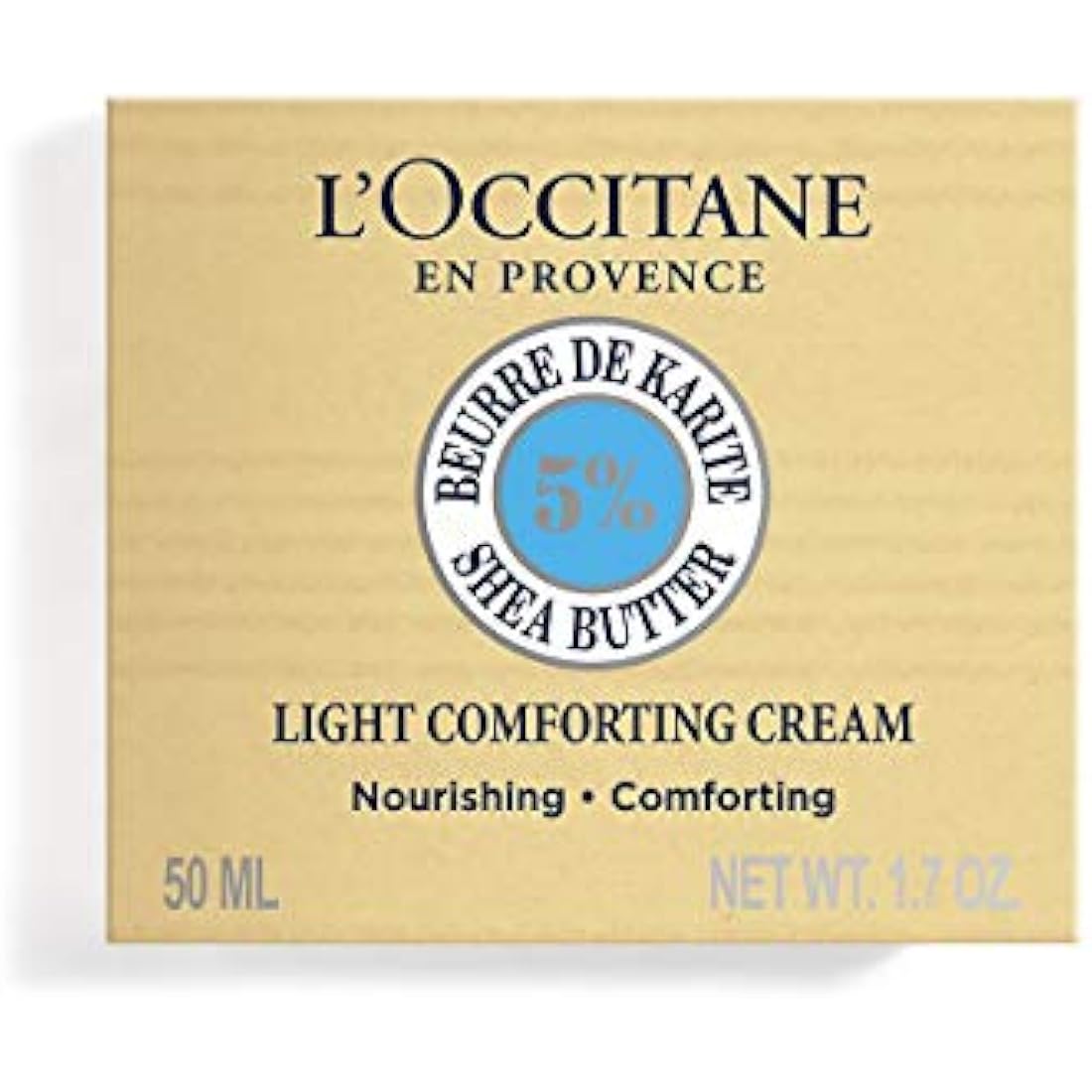L'OCCITANE Shea Light Comforting Face Cream - 50ml Vegan Moisturizer