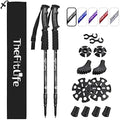 TheFitLife Aluminum Trekking Poles – Collapsible Ultralight Hiking Sticks
