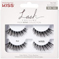KISS Lash Couture Faux Mink False Lashes – Soir 2-Pair Pack with Glue