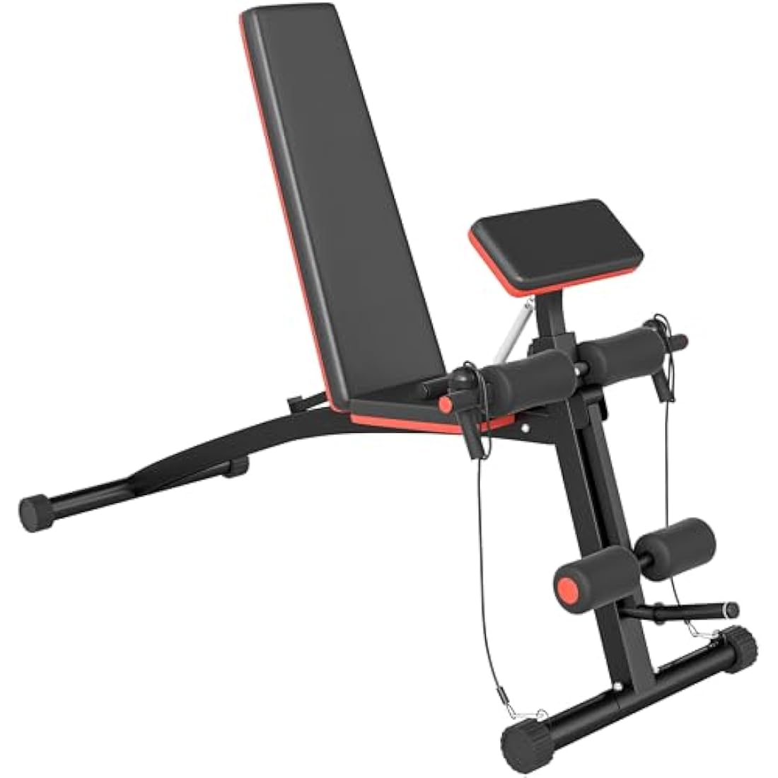 HOMCOM Foldable Weight Bench | 7-Level Incline Strength Training Bench